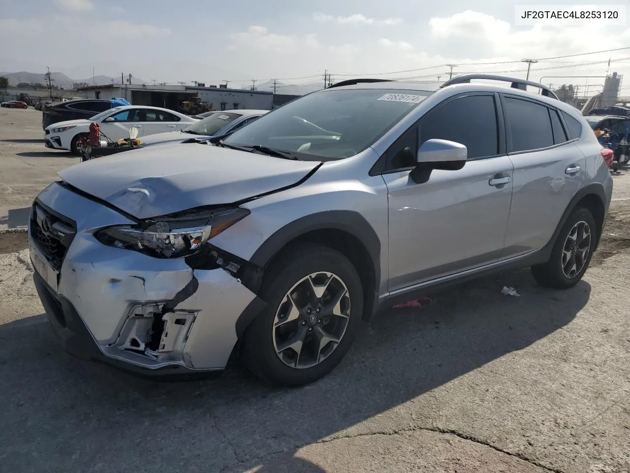 2020 Subaru Crosstrek Premium VIN: JF2GTAEC4L8253120 Lot: 70826174