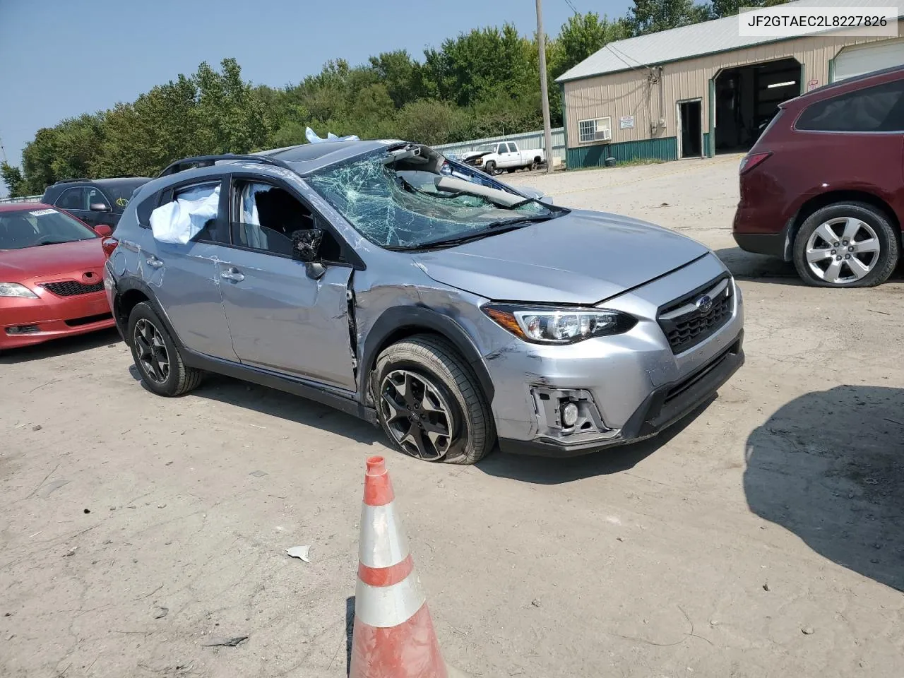 2020 Subaru Crosstrek Premium VIN: JF2GTAEC2L8227826 Lot: 71047664