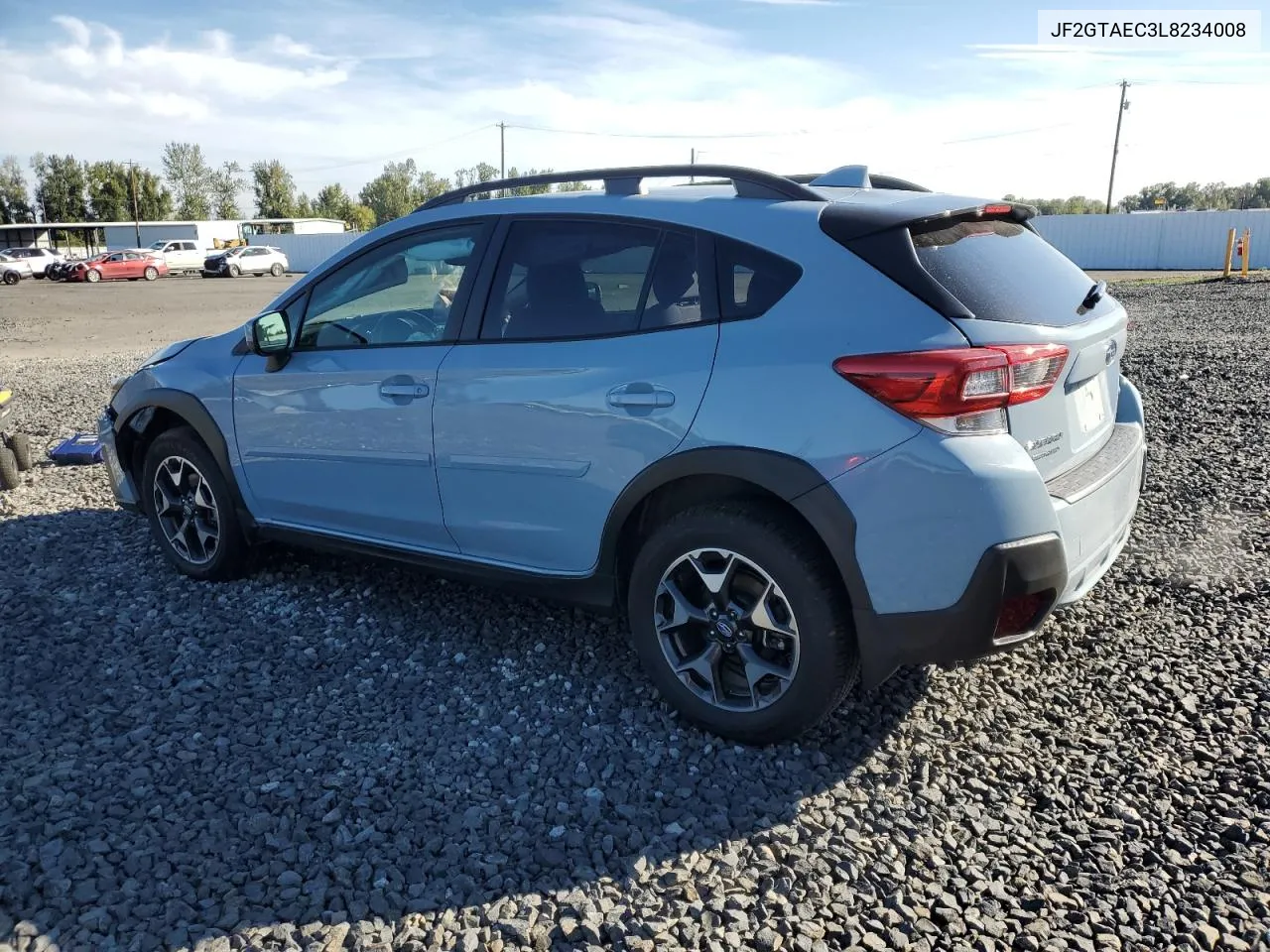 2020 Subaru Crosstrek Premium VIN: JF2GTAEC3L8234008 Lot: 74030474