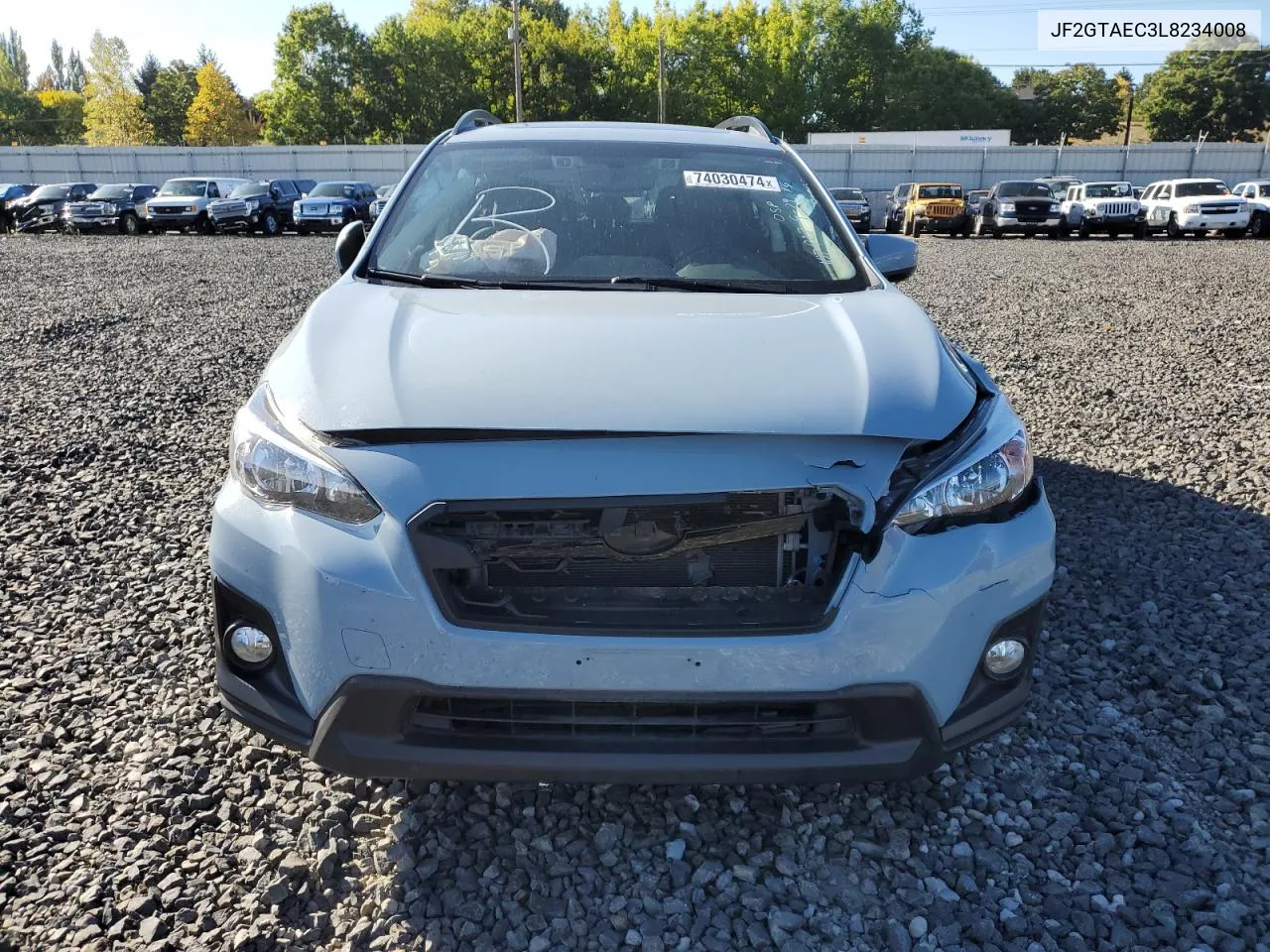 JF2GTAEC3L8234008 2020 Subaru Crosstrek Premium