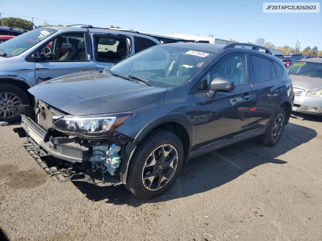 2020 Subaru Crosstrek Premium VIN: JF2GTAPC2L8262623 Lot: 74173654