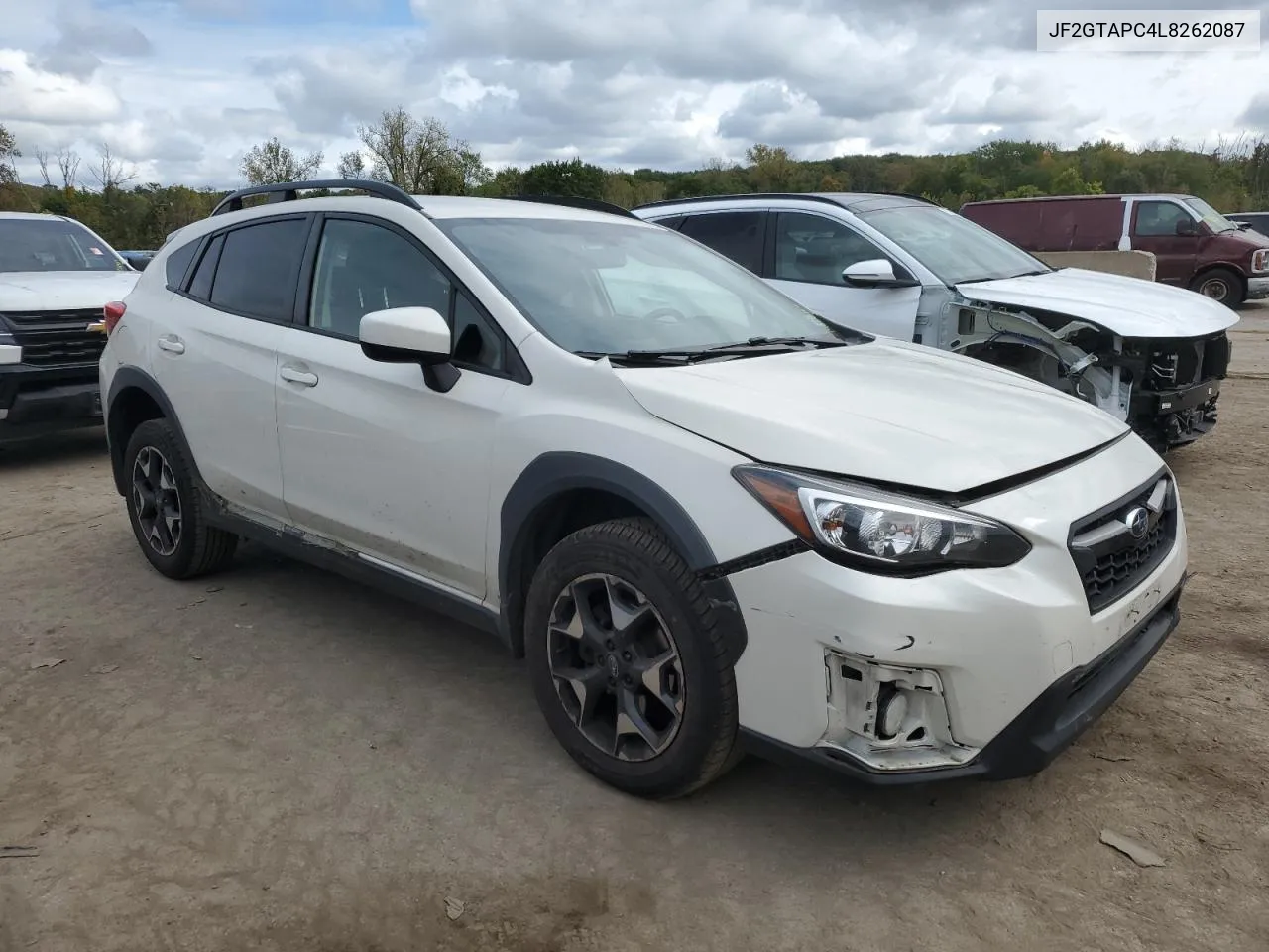 2020 Subaru Crosstrek Premium VIN: JF2GTAPC4L8262087 Lot: 74202464