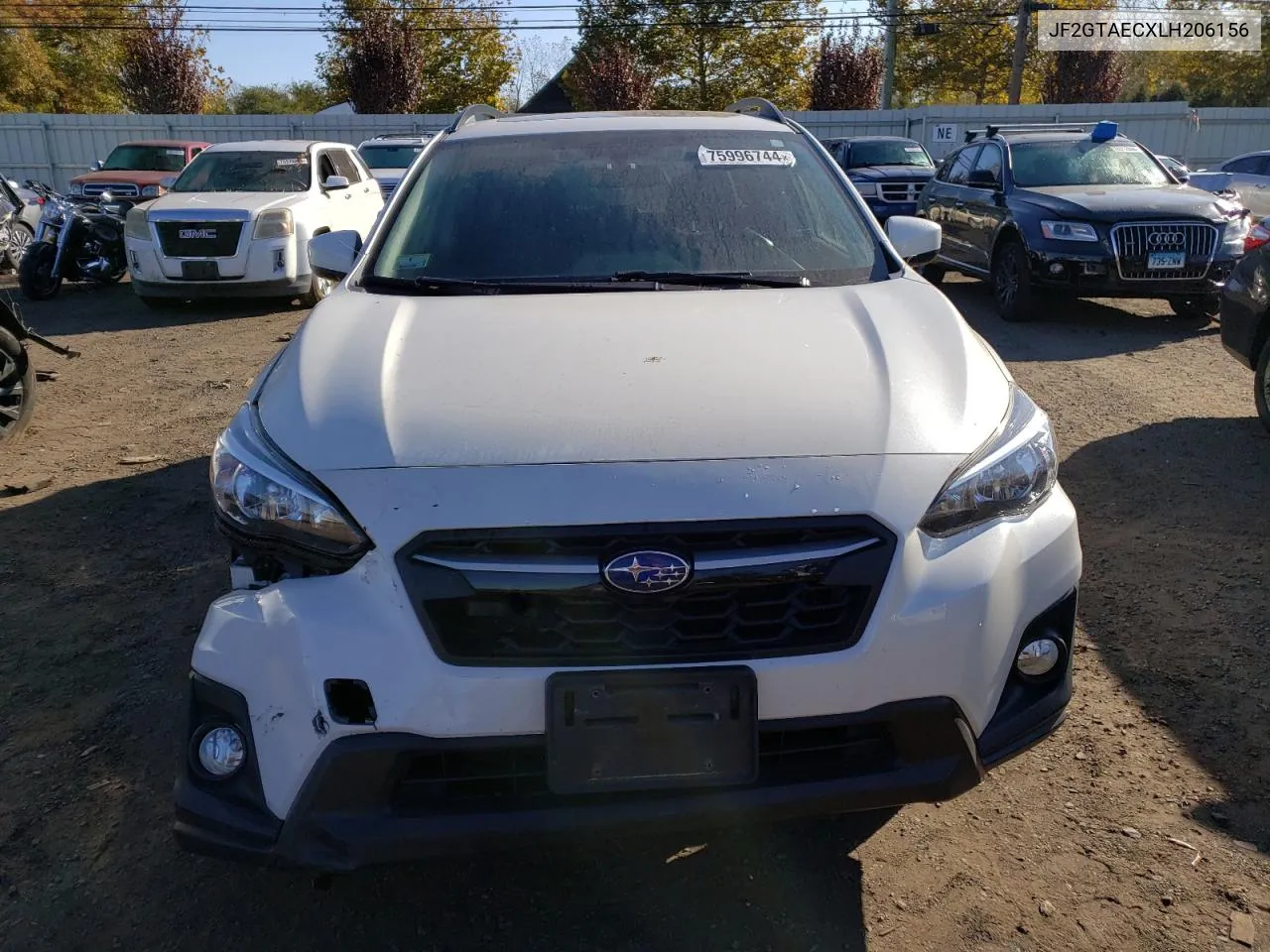 2020 Subaru Crosstrek Premium VIN: JF2GTAECXLH206156 Lot: 75996744