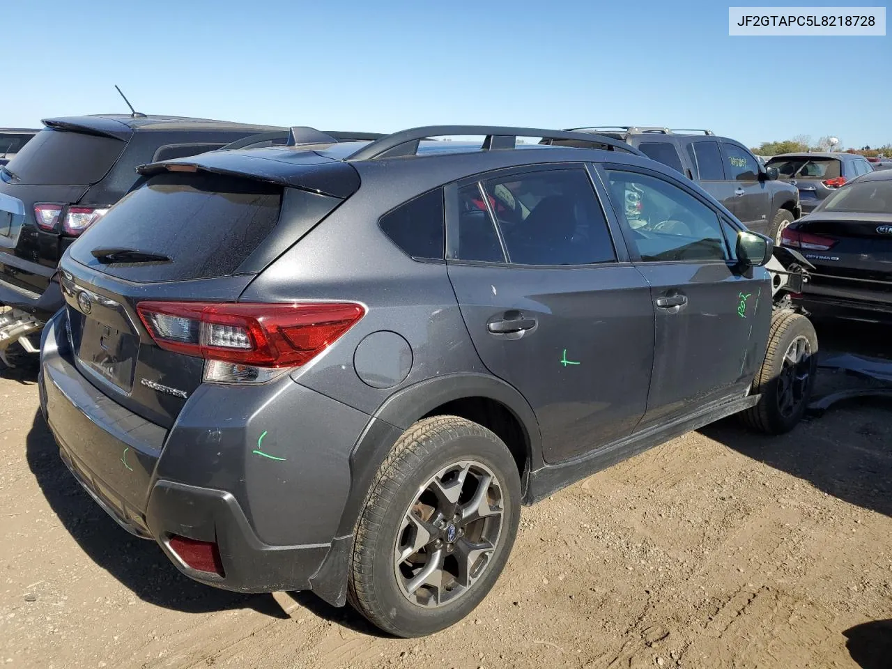 2020 Subaru Crosstrek Premium VIN: JF2GTAPC5L8218728 Lot: 76335794