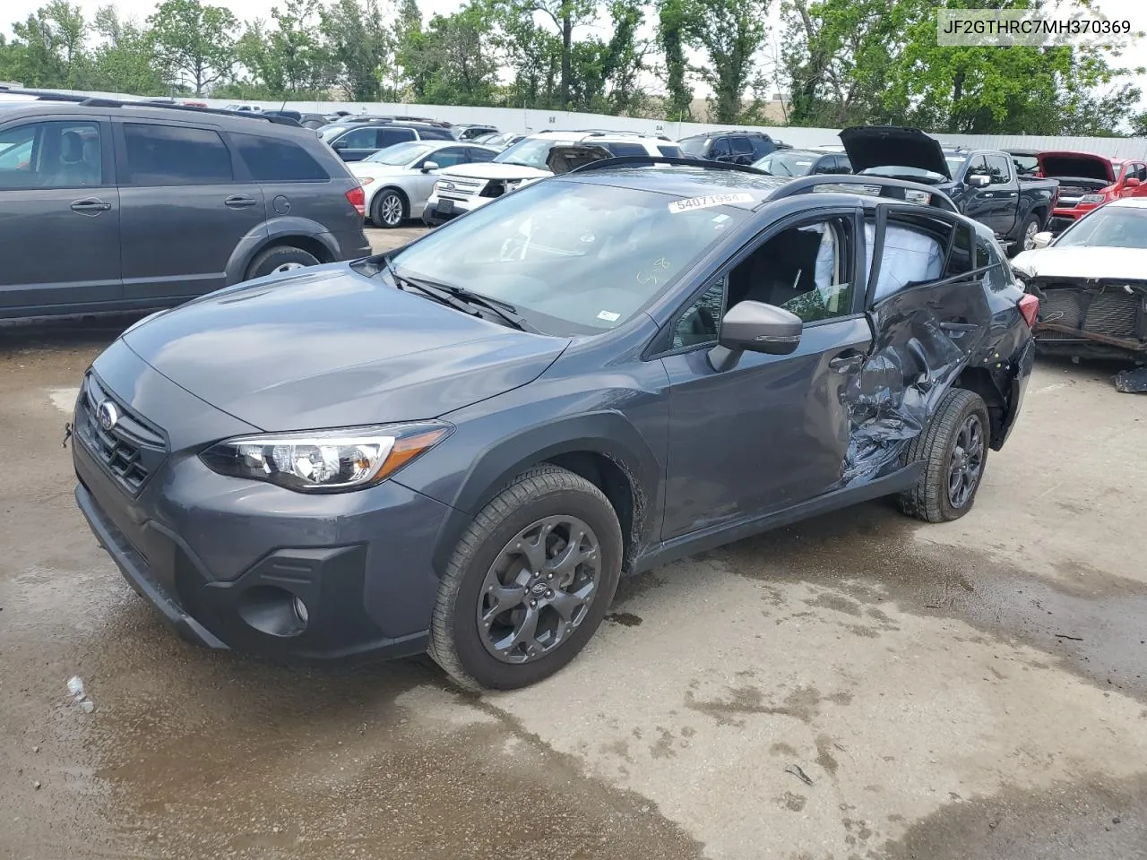 2021 Subaru Crosstrek Sport VIN: JF2GTHRC7MH370369 Lot: 54071984