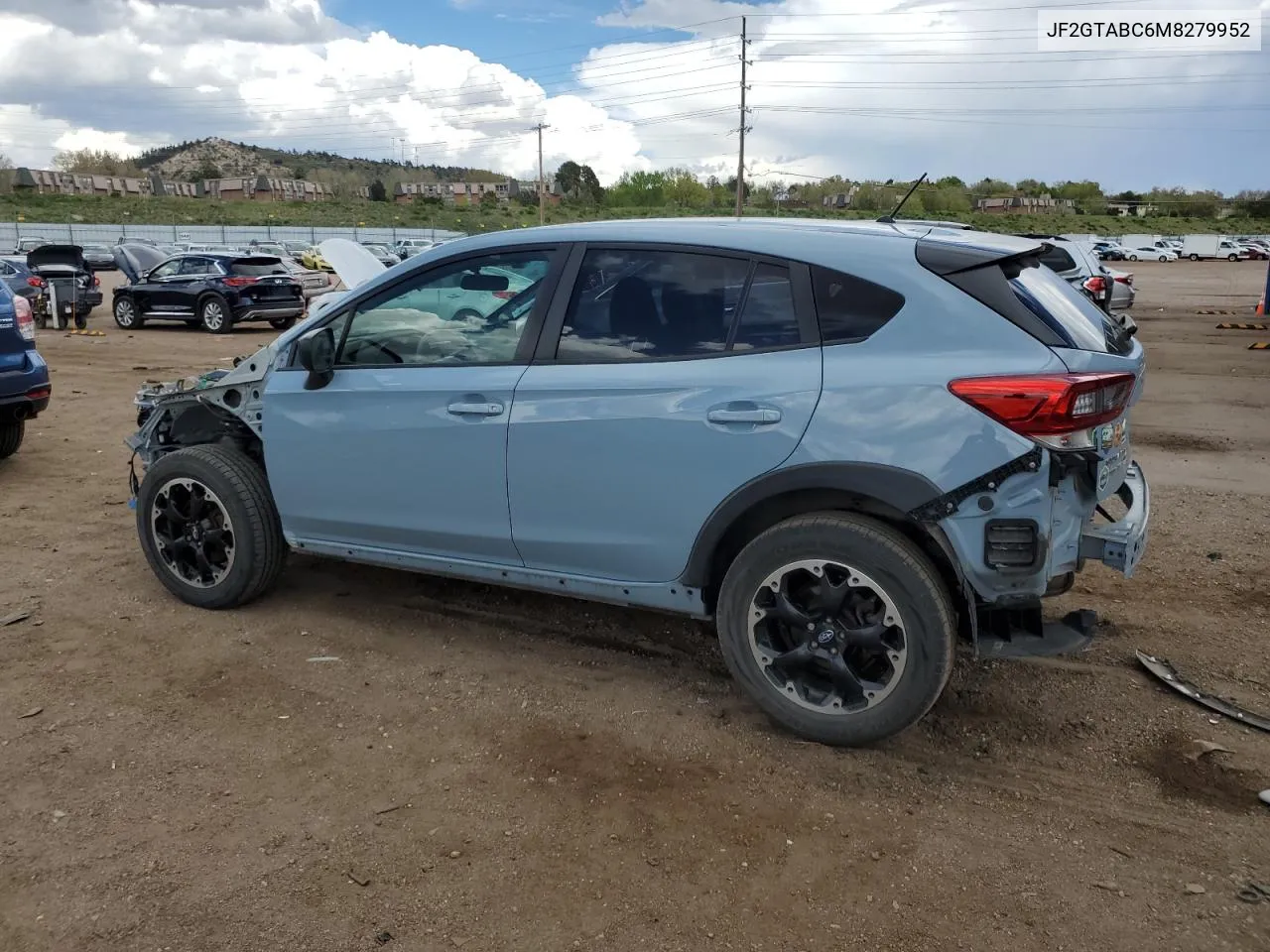 2021 Subaru Crosstrek VIN: JF2GTABC6M8279952 Lot: 54627424