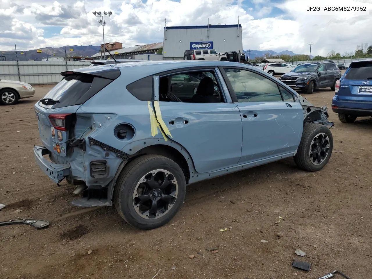 2021 Subaru Crosstrek VIN: JF2GTABC6M8279952 Lot: 54627424