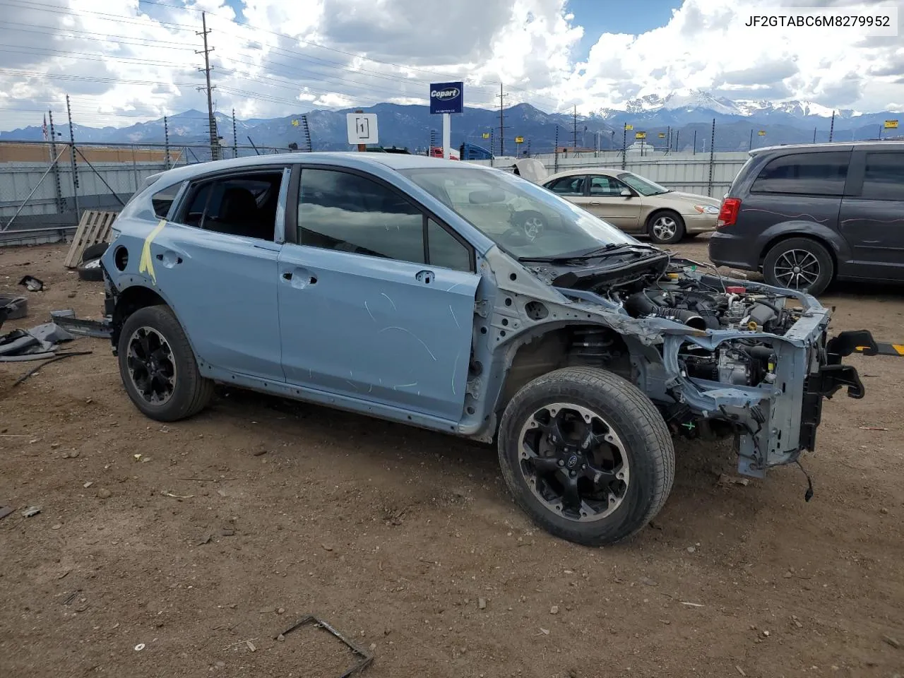 2021 Subaru Crosstrek VIN: JF2GTABC6M8279952 Lot: 54627424