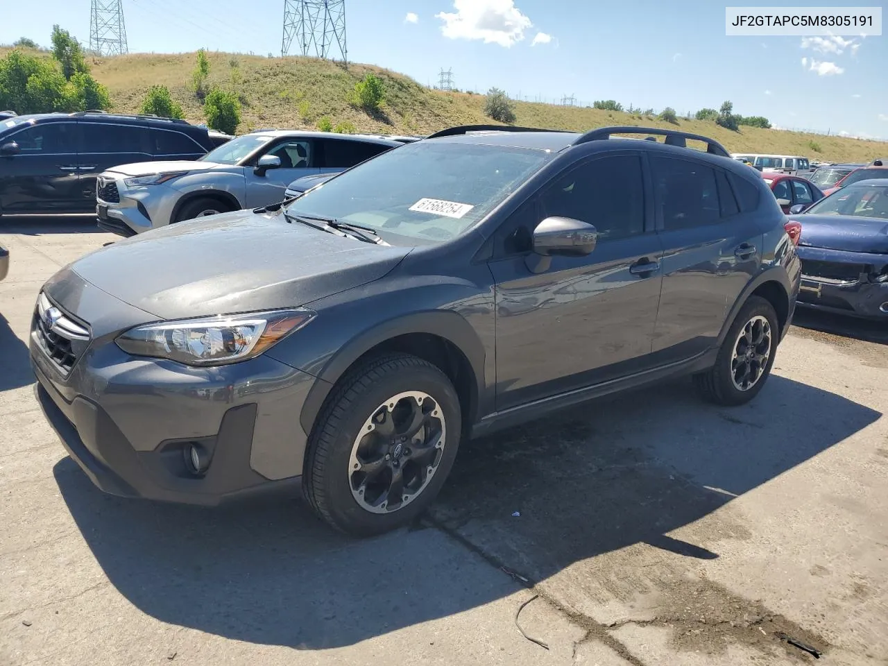 2021 Subaru Crosstrek Premium VIN: JF2GTAPC5M8305191 Lot: 61568254