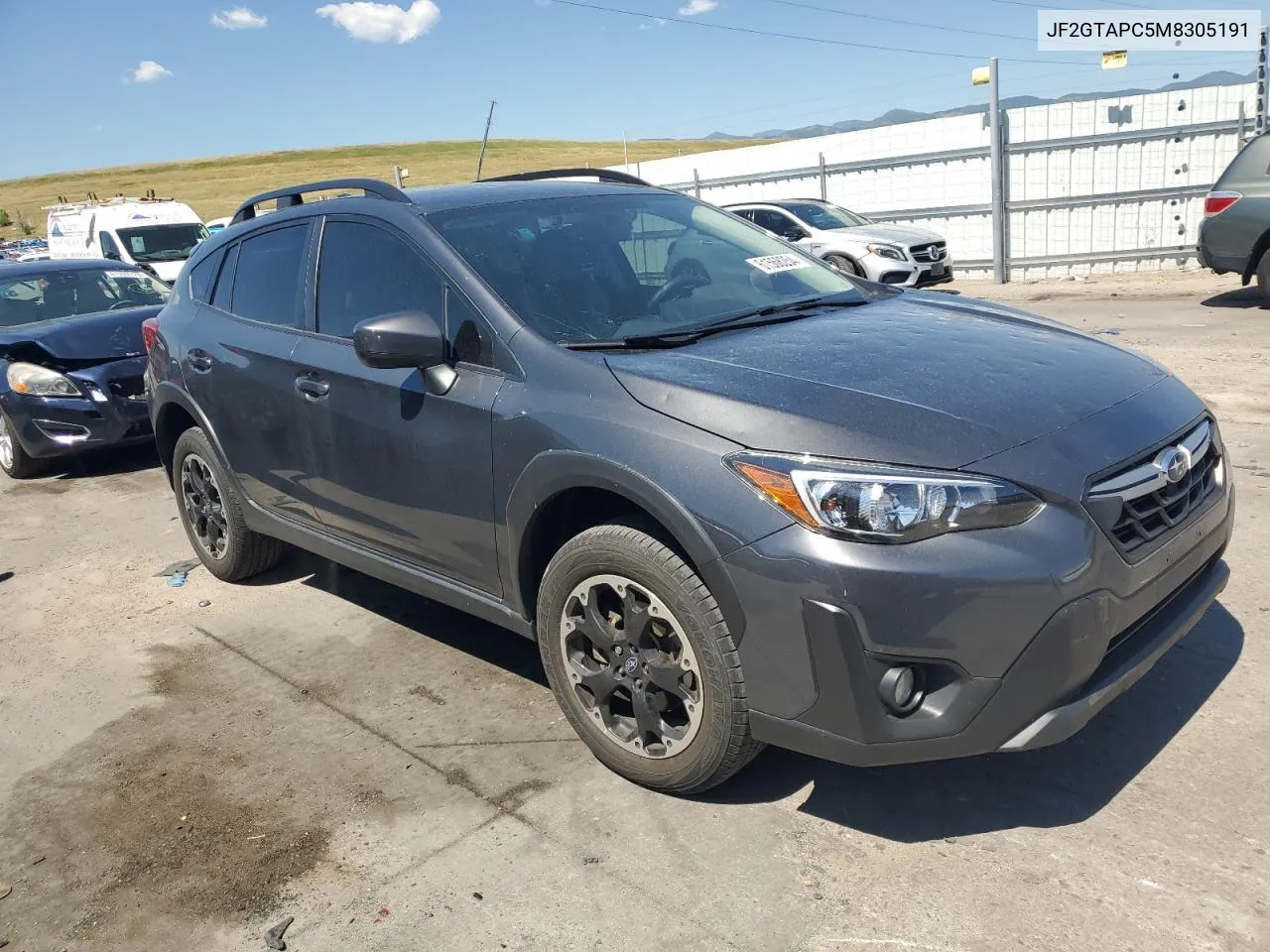 2021 Subaru Crosstrek Premium VIN: JF2GTAPC5M8305191 Lot: 61568254