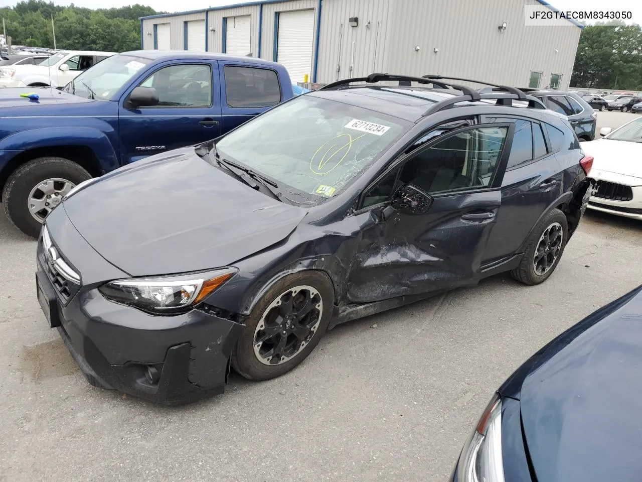 2021 Subaru Crosstrek Premium VIN: JF2GTAEC8M8343050 Lot: 62713234