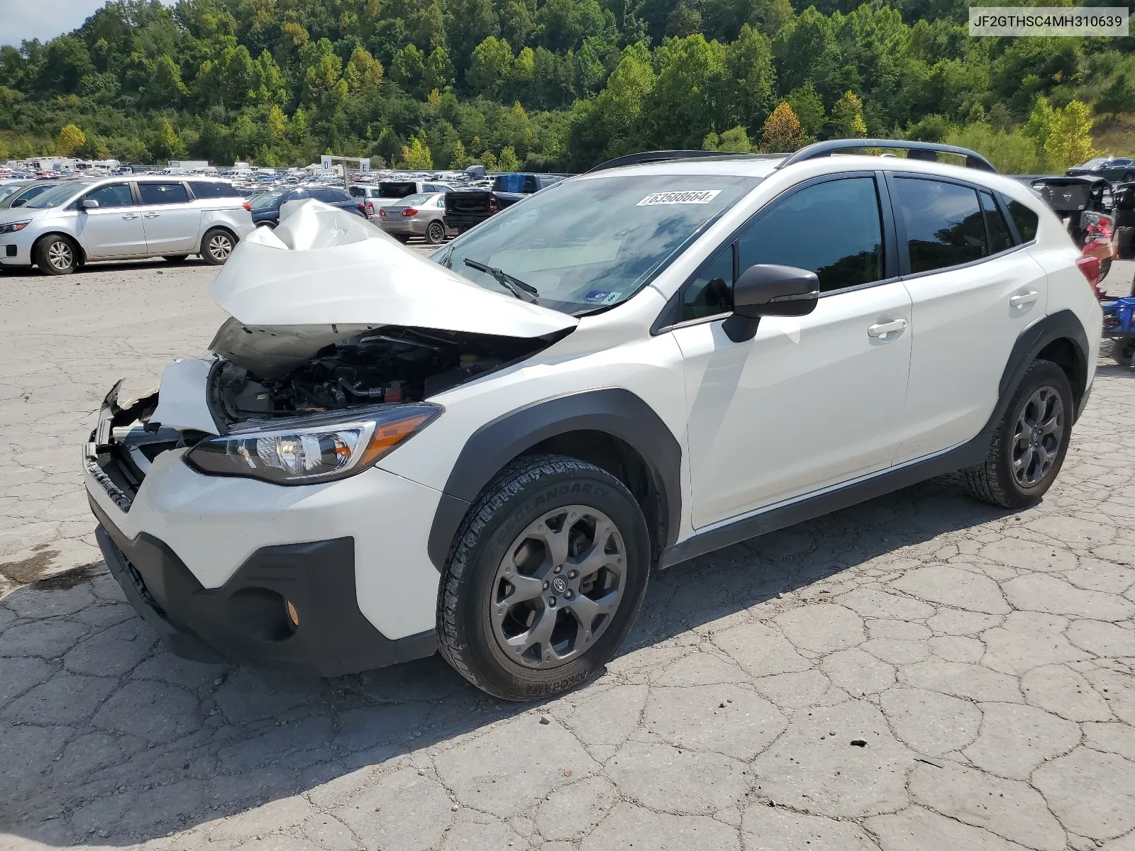 2021 Subaru Crosstrek Sport VIN: JF2GTHSC4MH310639 Lot: 63588664