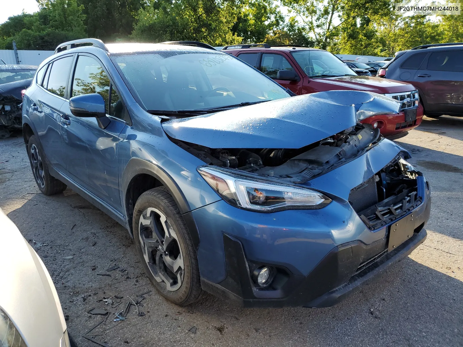 2021 Subaru Crosstrek Limited VIN: JF2GTHMC7MH244018 Lot: 65202134