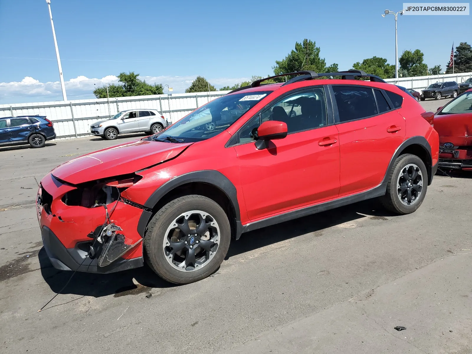 2021 Subaru Crosstrek Premium VIN: JF2GTAPC8M8300227 Lot: 65744474