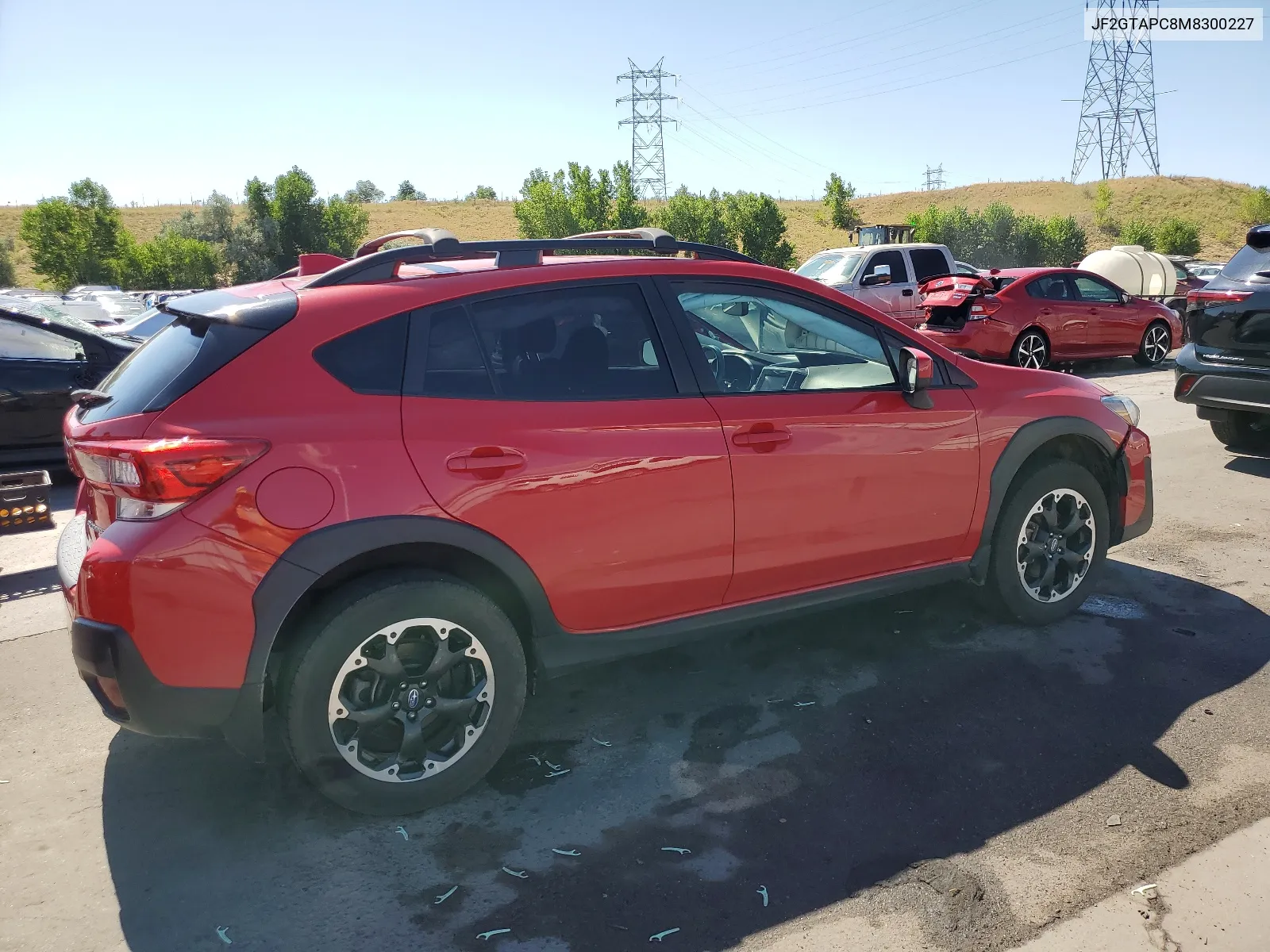 2021 Subaru Crosstrek Premium VIN: JF2GTAPC8M8300227 Lot: 65744474