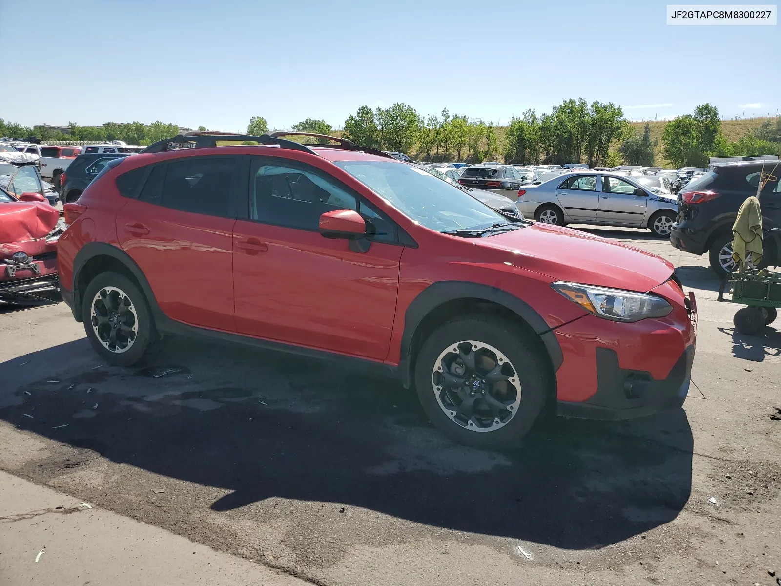 2021 Subaru Crosstrek Premium VIN: JF2GTAPC8M8300227 Lot: 65744474