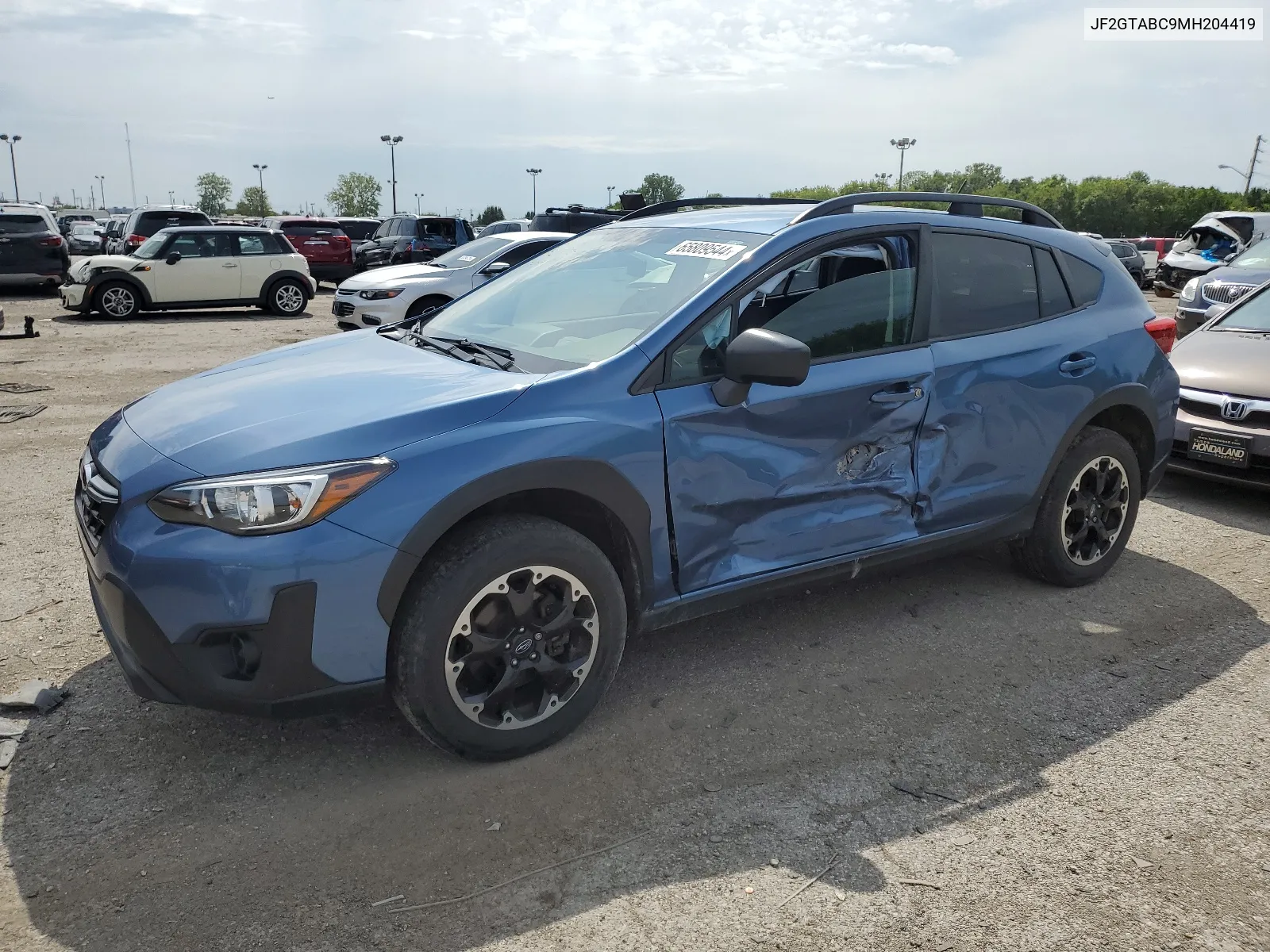 2021 Subaru Crosstrek VIN: JF2GTABC9MH204419 Lot: 65809544