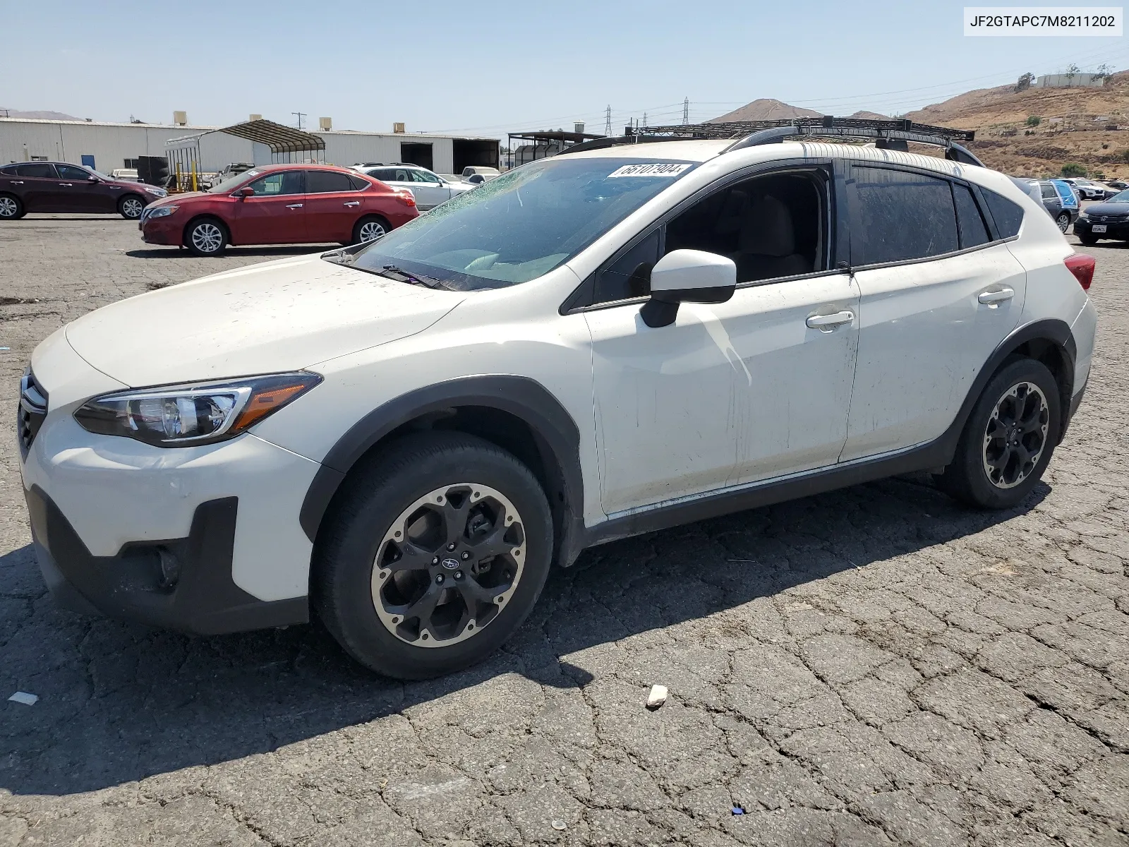 2021 Subaru Crosstrek Premium VIN: JF2GTAPC7M8211202 Lot: 66107904