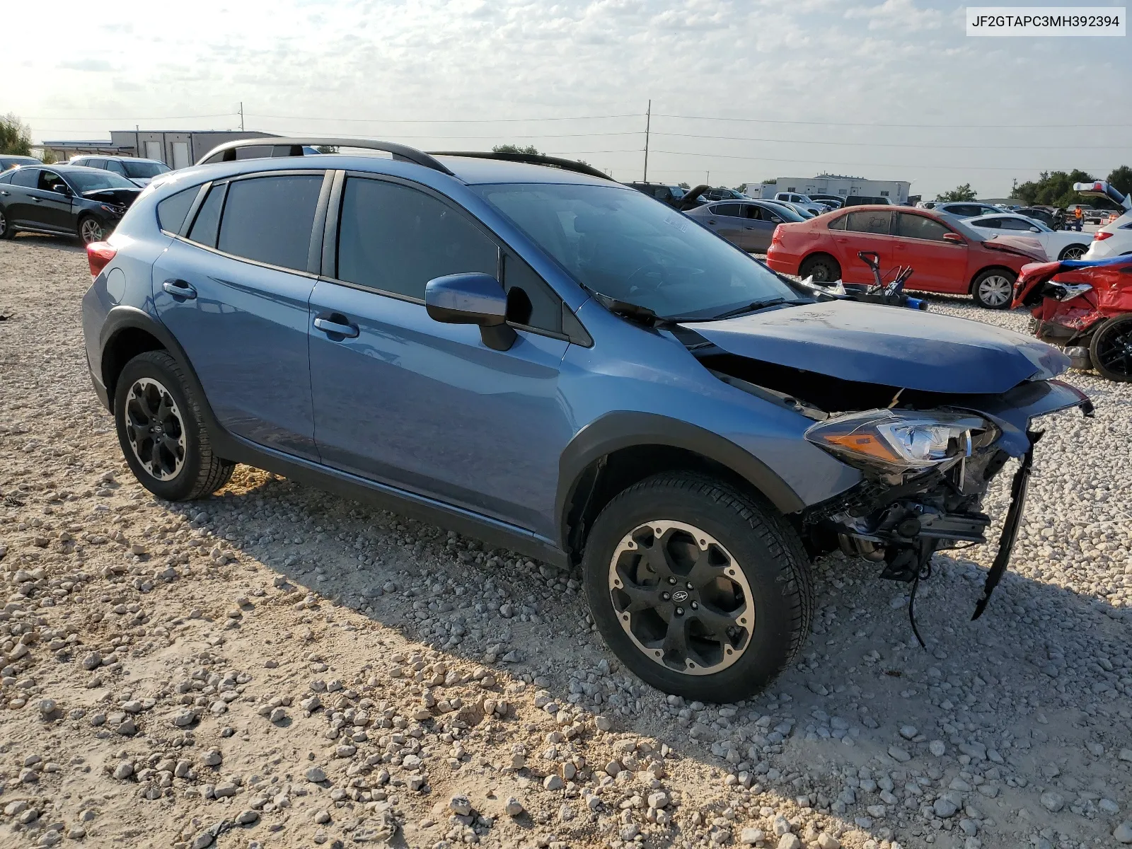 2021 Subaru Crosstrek Premium VIN: JF2GTAPC3MH392394 Lot: 66338404