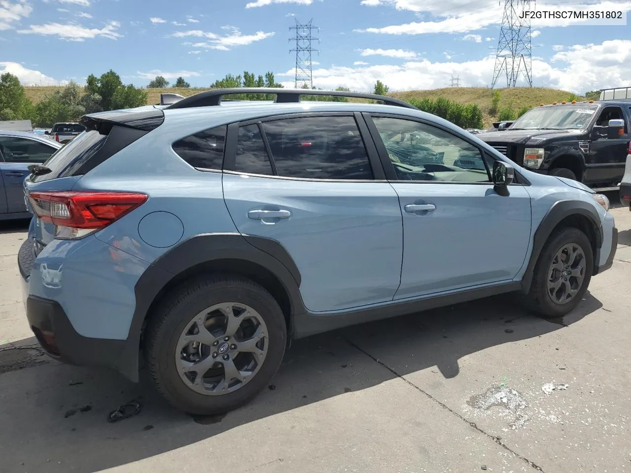 2021 Subaru Crosstrek Sport VIN: JF2GTHSC7MH351802 Lot: 67306024