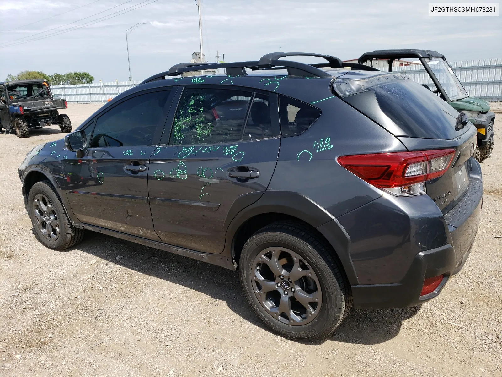 2021 Subaru Crosstrek Sport VIN: JF2GTHSC3MH678231 Lot: 67776654