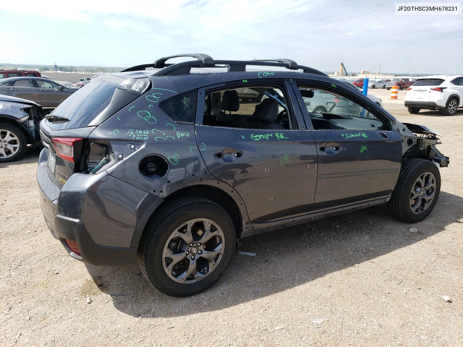 JF2GTHSC3MH678231 2021 Subaru Crosstrek Sport