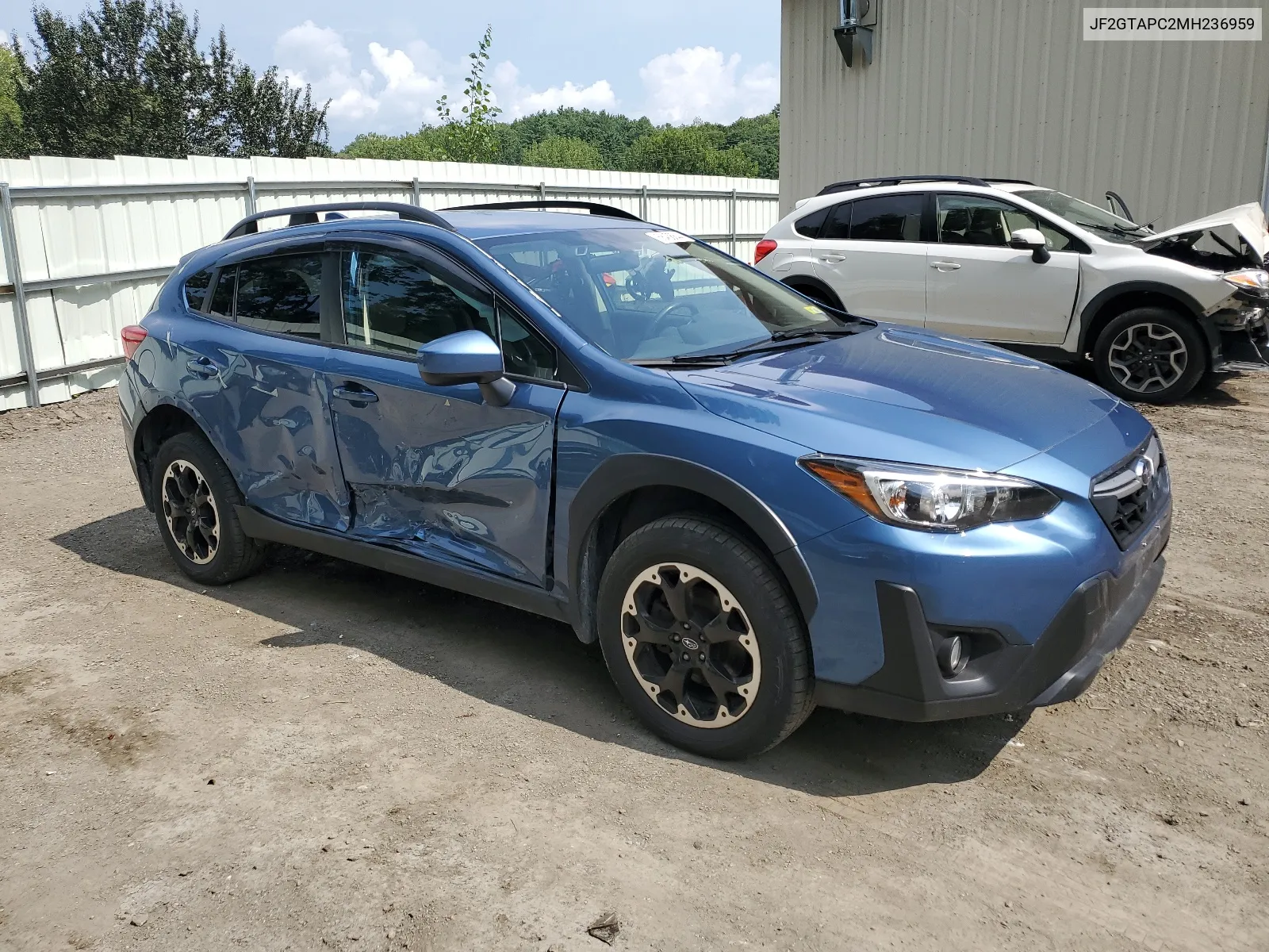 2021 Subaru Crosstrek Premium VIN: JF2GTAPC2MH236959 Lot: 68438844