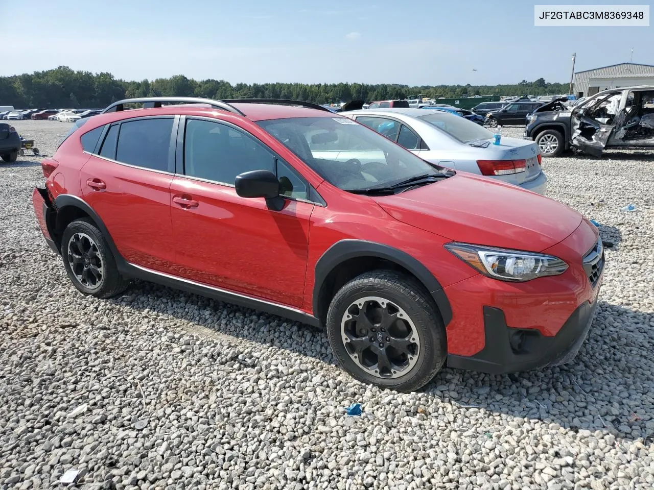 2021 Subaru Crosstrek VIN: JF2GTABC3M8369348 Lot: 69198004