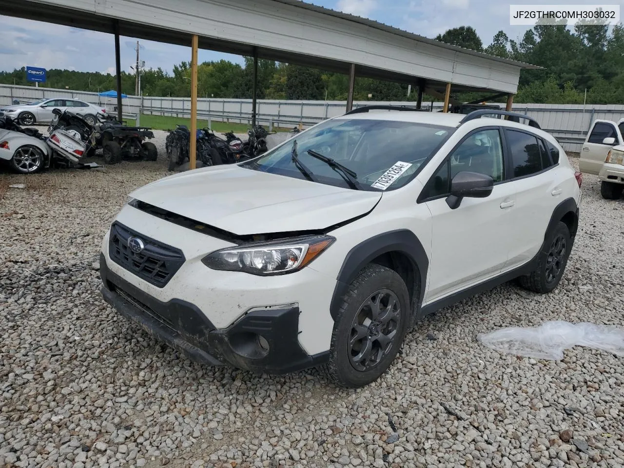 2021 Subaru Crosstrek Sport VIN: JF2GTHRC0MH303032 Lot: 70391264