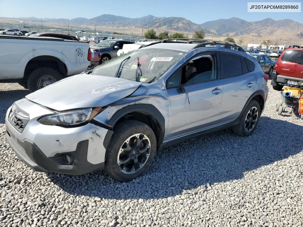 2021 Subaru Crosstrek Premium VIN: JF2GTAPC6M8289860 Lot: 70483904