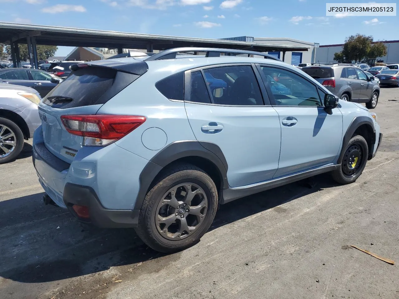 2021 Subaru Crosstrek Sport VIN: JF2GTHSC3MH205123 Lot: 70863664