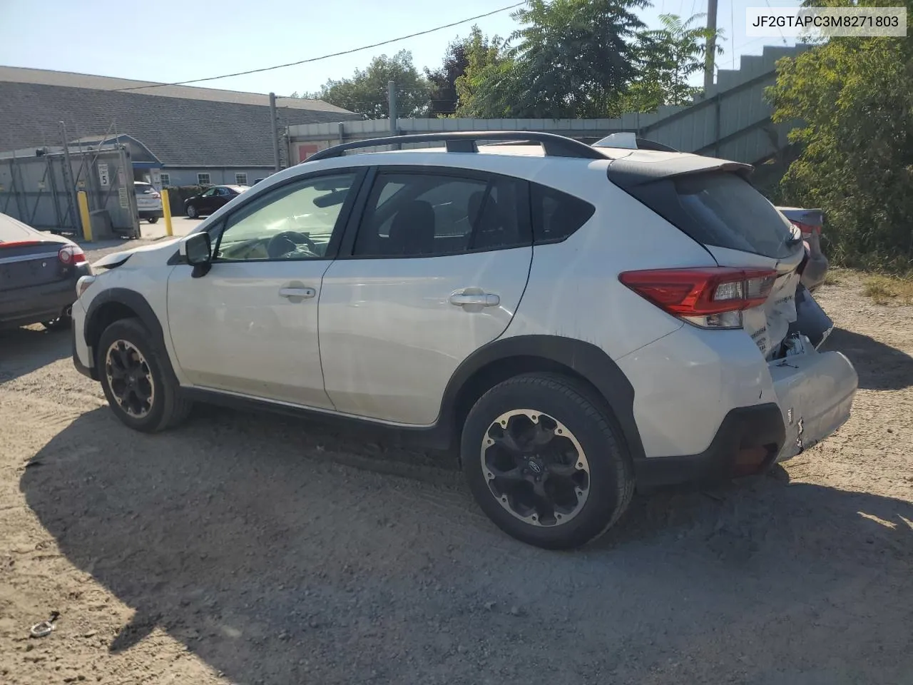 2021 Subaru Crosstrek Premium VIN: JF2GTAPC3M8271803 Lot: 70957074