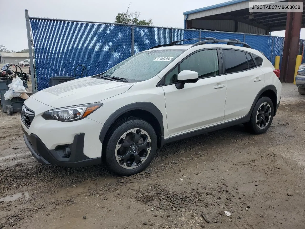 2021 Subaru Crosstrek Premium VIN: JF2GTAEC7M8663038 Lot: 71092204