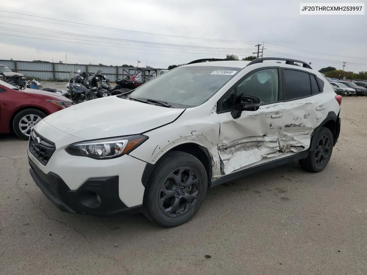 2021 Subaru Crosstrek Sport VIN: JF2GTHRCXMH253997 Lot: 71215644