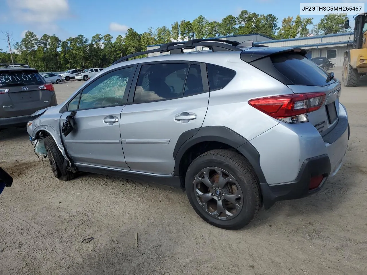 2021 Subaru Crosstrek Sport VIN: JF2GTHSC5MH265467 Lot: 72362634