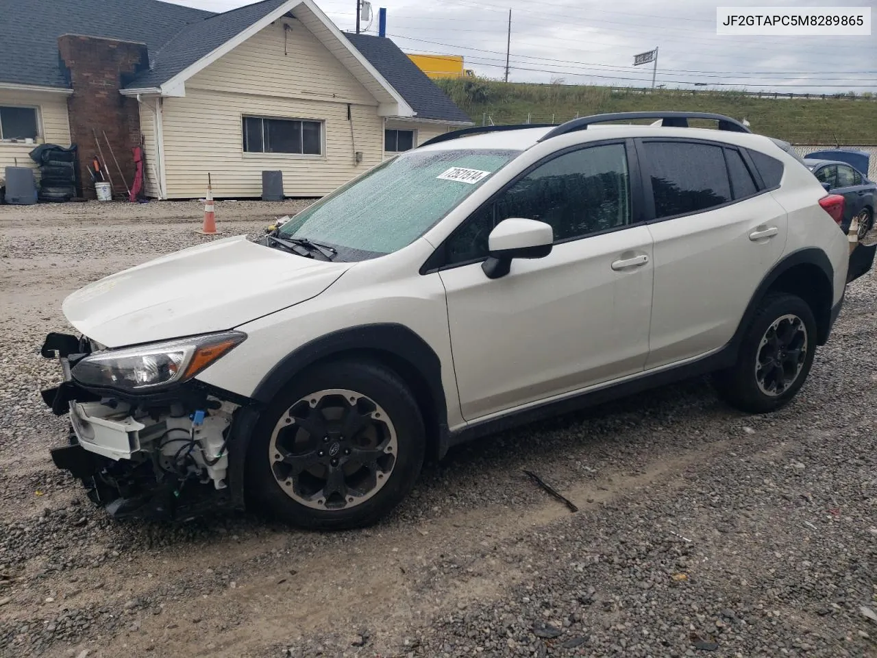 2021 Subaru Crosstrek Premium VIN: JF2GTAPC5M8289865 Lot: 72521514