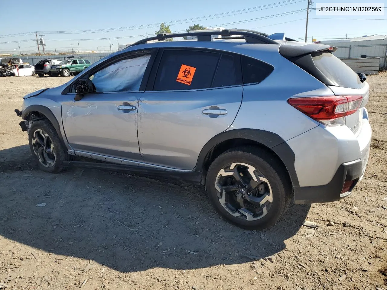 2021 Subaru Crosstrek Limited VIN: JF2GTHNC1M8202569 Lot: 72839364