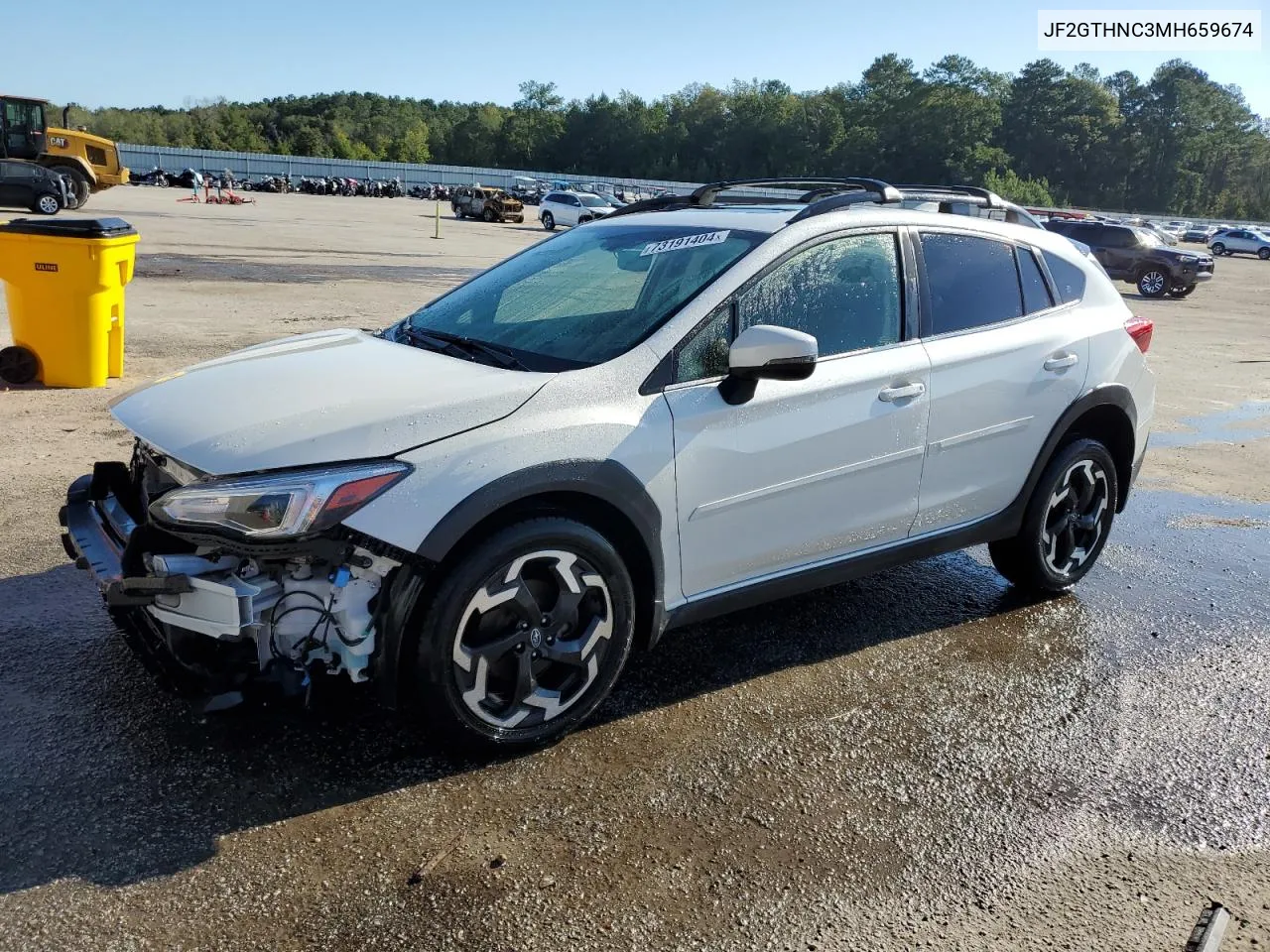 2021 Subaru Crosstrek Limited VIN: JF2GTHNC3MH659674 Lot: 73191404