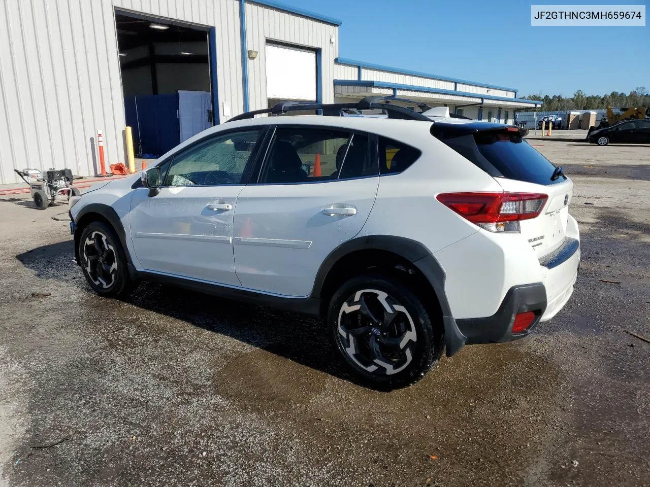 2021 Subaru Crosstrek Limited VIN: JF2GTHNC3MH659674 Lot: 73191404