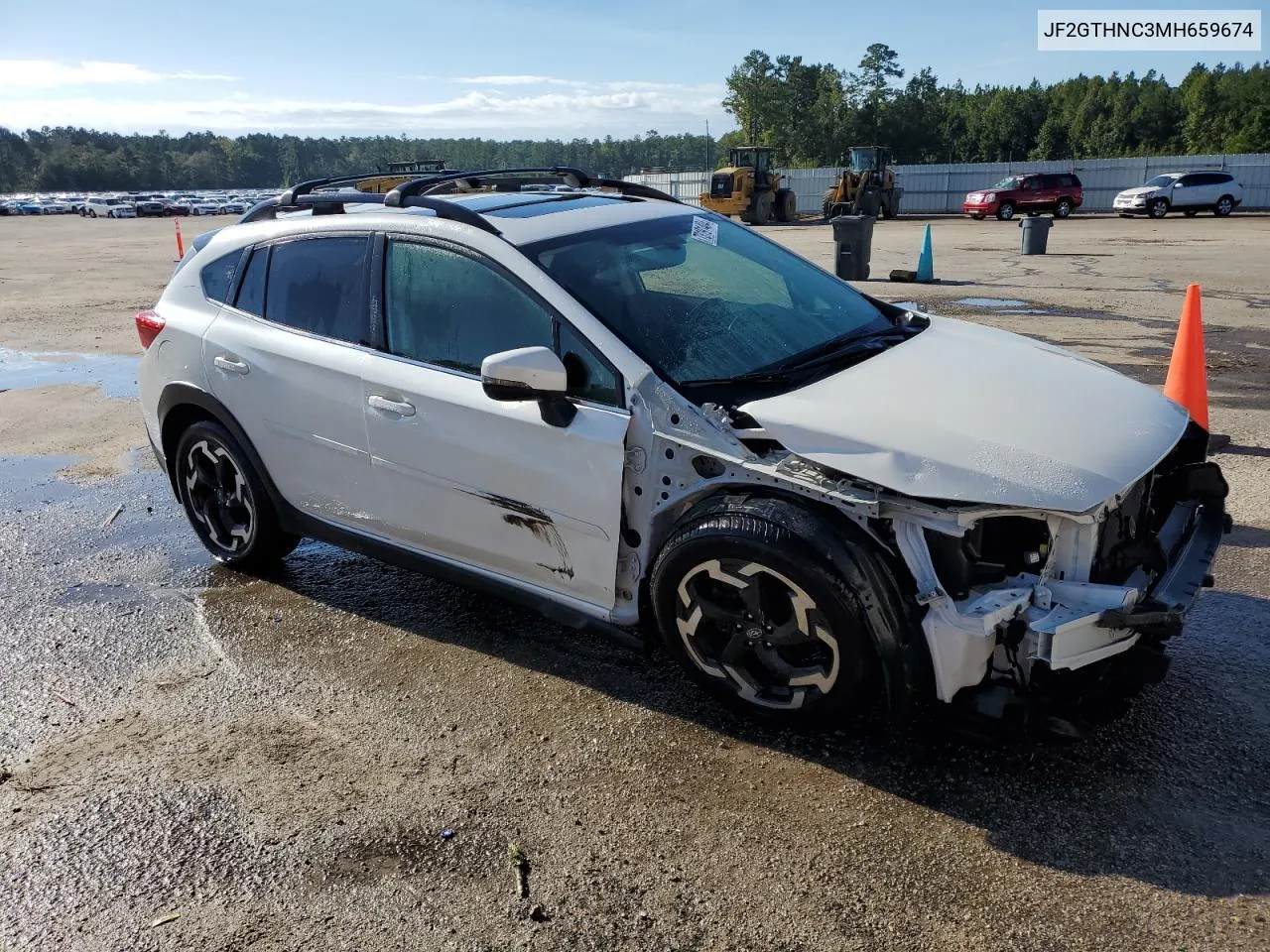 2021 Subaru Crosstrek Limited VIN: JF2GTHNC3MH659674 Lot: 73191404