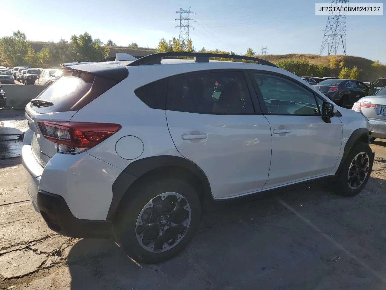 2021 Subaru Crosstrek Premium VIN: JF2GTAEC8M8247127 Lot: 73243274