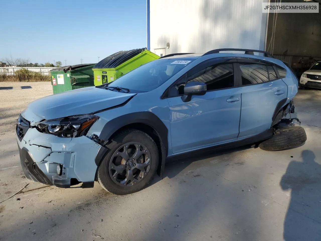 2021 Subaru Crosstrek Sport VIN: JF2GTHSCXMH356928 Lot: 73504724