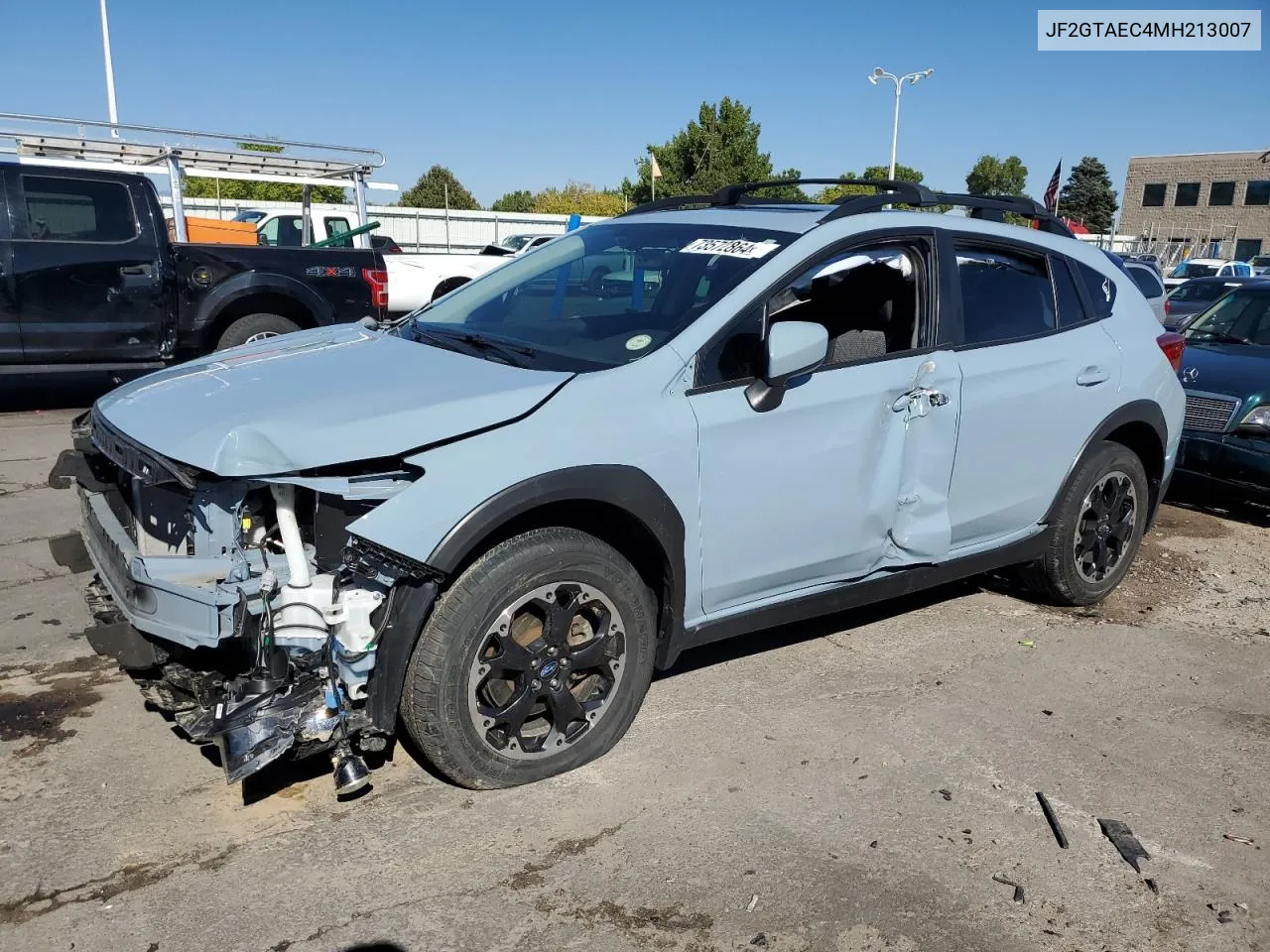 2021 Subaru Crosstrek Premium VIN: JF2GTAEC4MH213007 Lot: 73572864