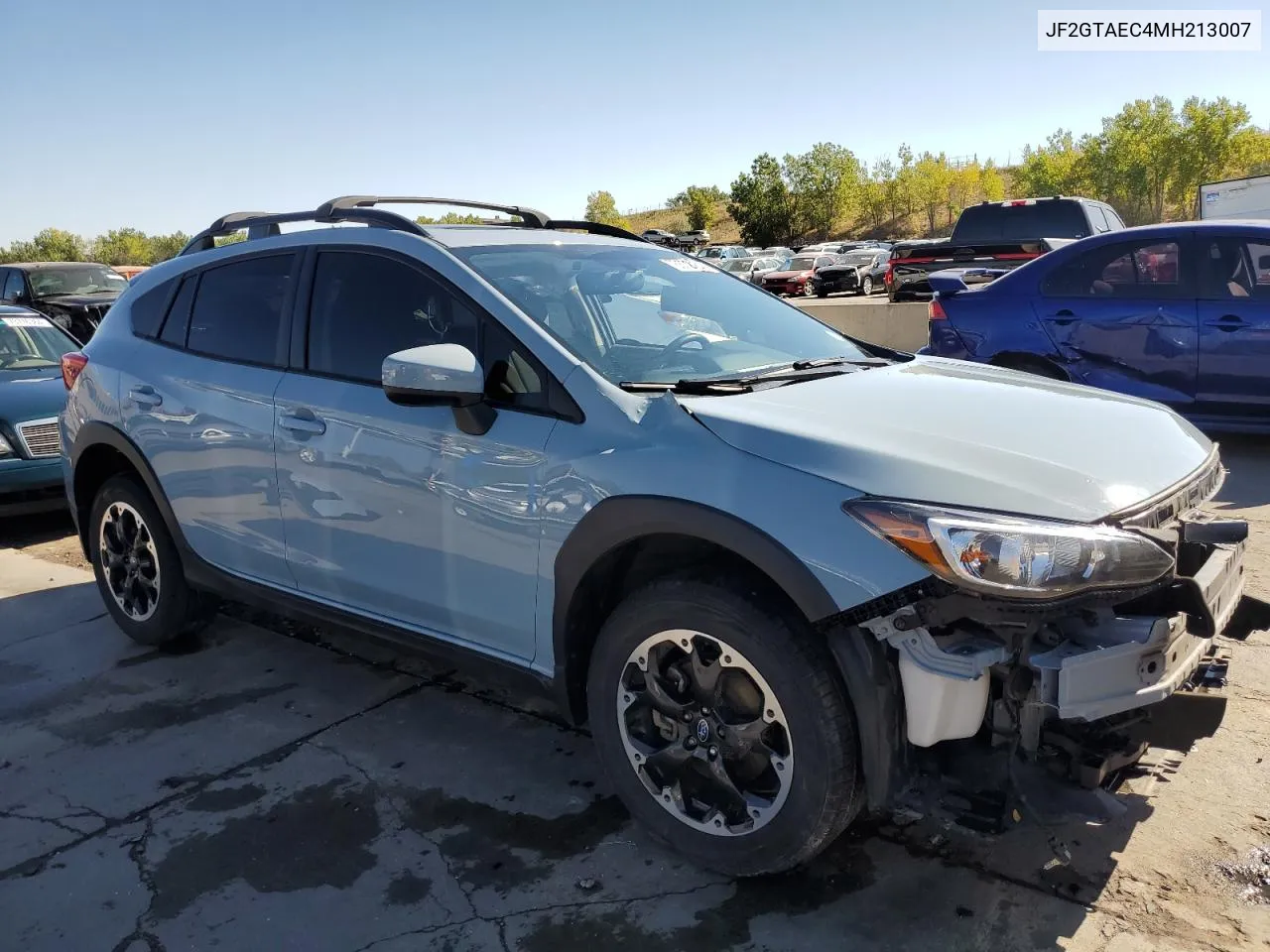 2021 Subaru Crosstrek Premium VIN: JF2GTAEC4MH213007 Lot: 73572864