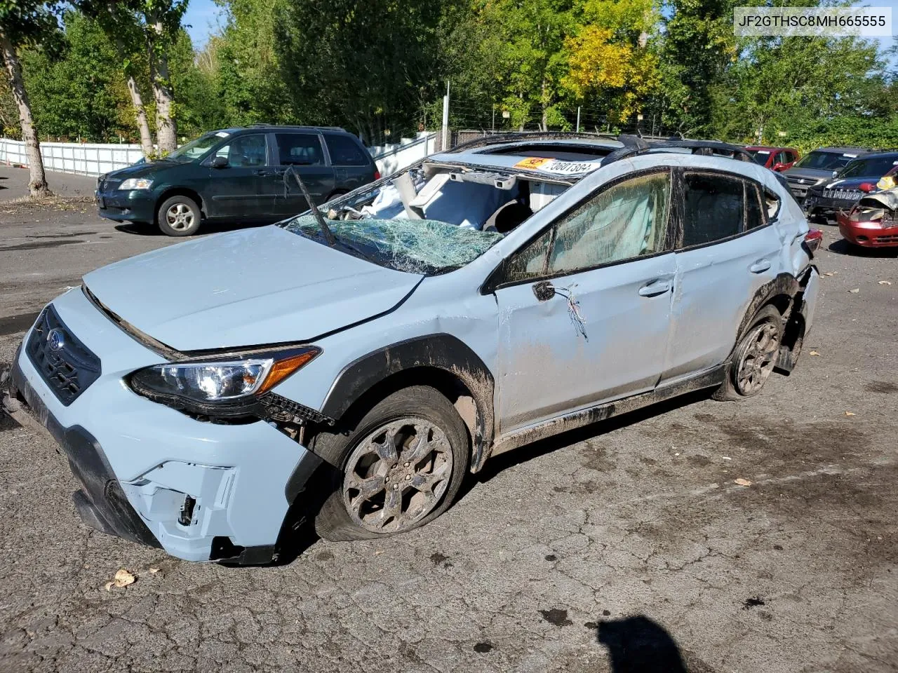 2021 Subaru Crosstrek Sport VIN: JF2GTHSC8MH665555 Lot: 73607384