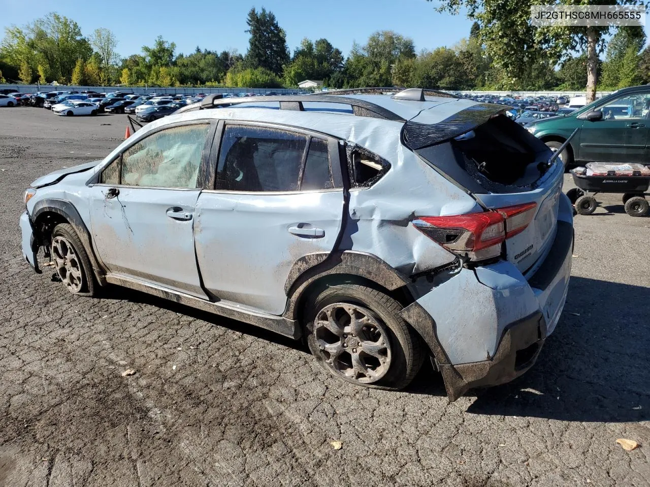 2021 Subaru Crosstrek Sport VIN: JF2GTHSC8MH665555 Lot: 73607384