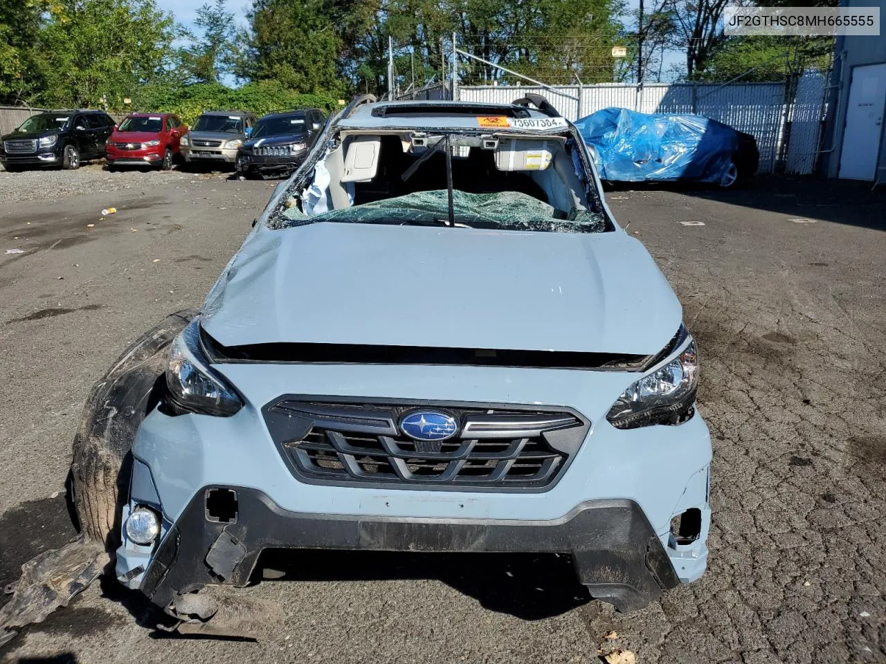 2021 Subaru Crosstrek Sport VIN: JF2GTHSC8MH665555 Lot: 73607384