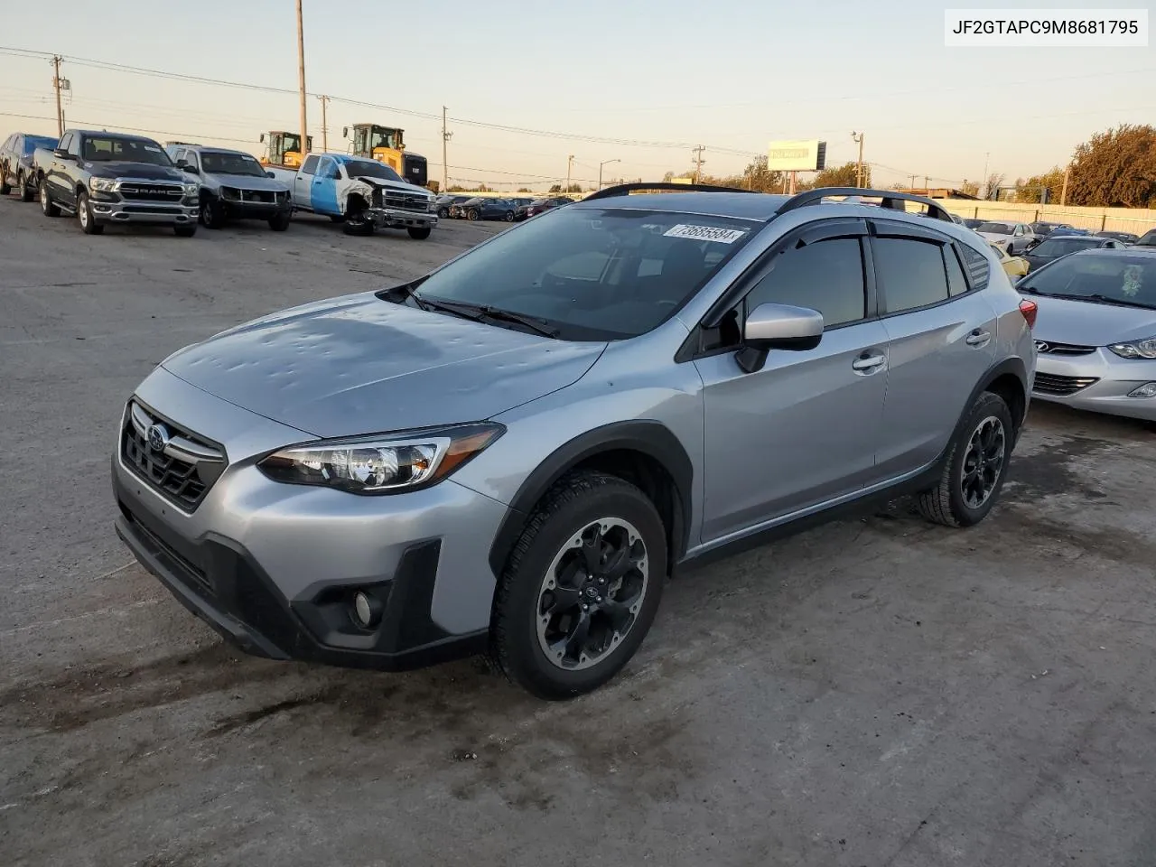 2021 Subaru Crosstrek Premium VIN: JF2GTAPC9M8681795 Lot: 73685584