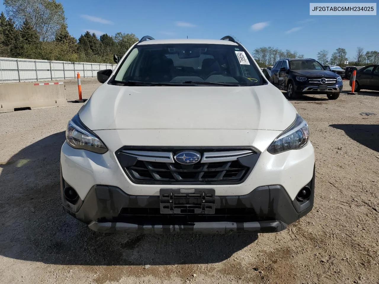 2021 Subaru Crosstrek VIN: JF2GTABC6MH234025 Lot: 73696594