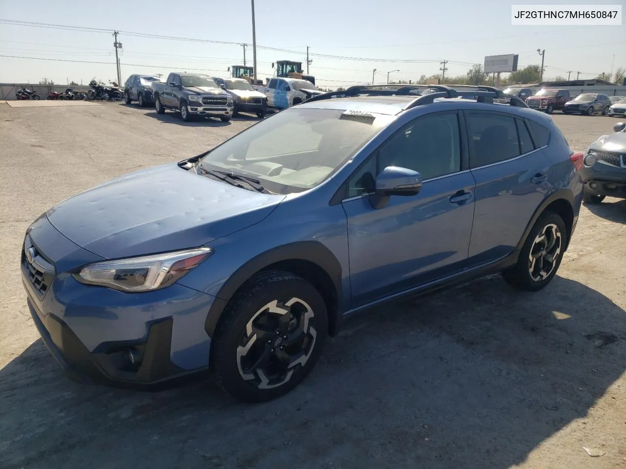 2021 Subaru Crosstrek Limited VIN: JF2GTHNC7MH650847 Lot: 73891464